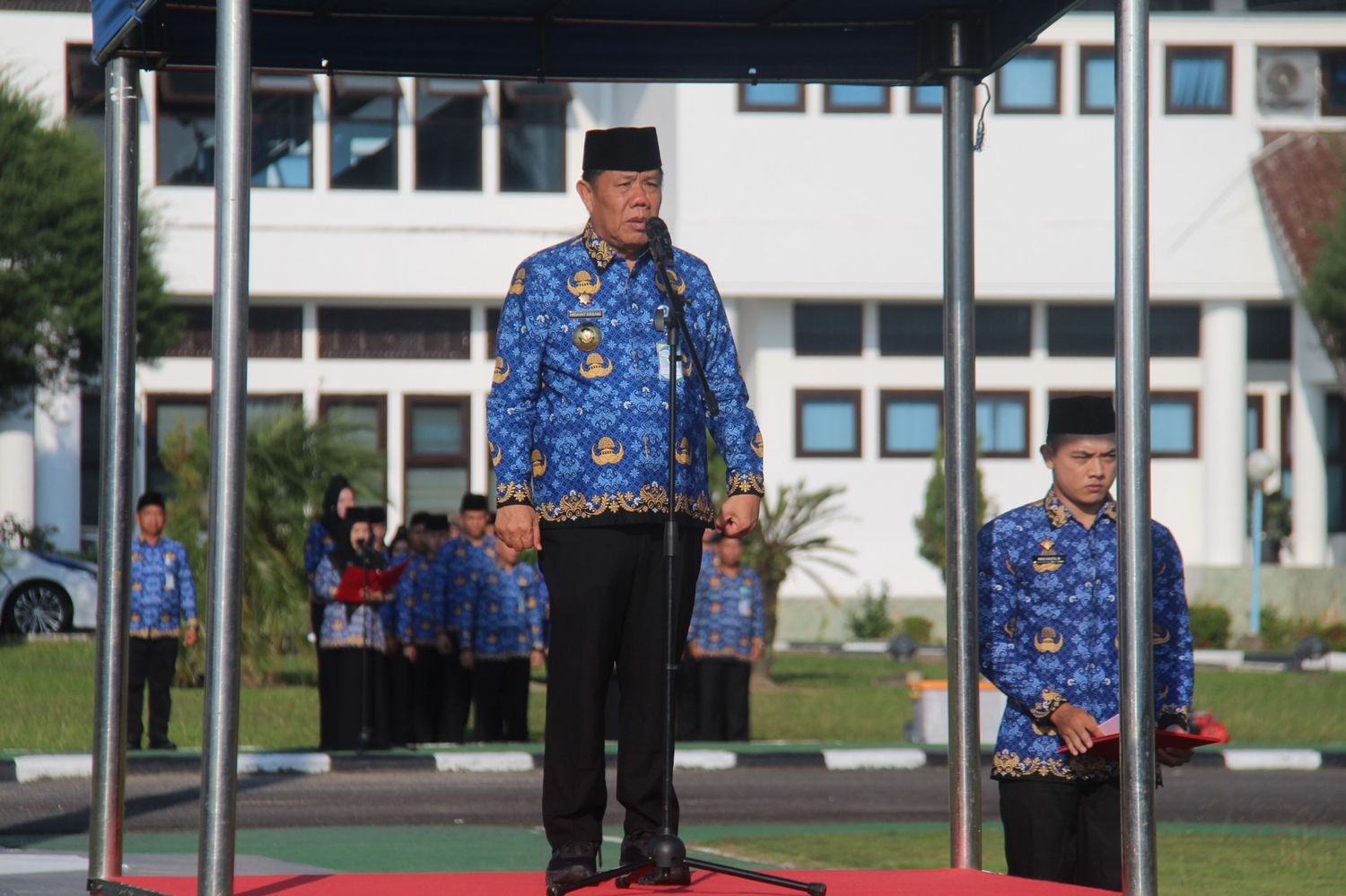 Peringati Hari Lahir Pancasila Pemprov Babel  Gelar Upacara di Pimpin langsung oleh Gubernur Babel Hidayat Arsani