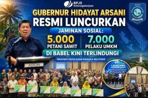 ​Gubernur Hidayat Arsani Luncurkan Jaminan Sosial untuk 12 Ribu Pekerja Babel