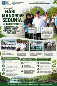 Peringati Hari Mangrove Sedunia 2026, Gubernur Hidayat Arsani Pimpin Penanaman  3.300 Bibit di Pantai Menuang