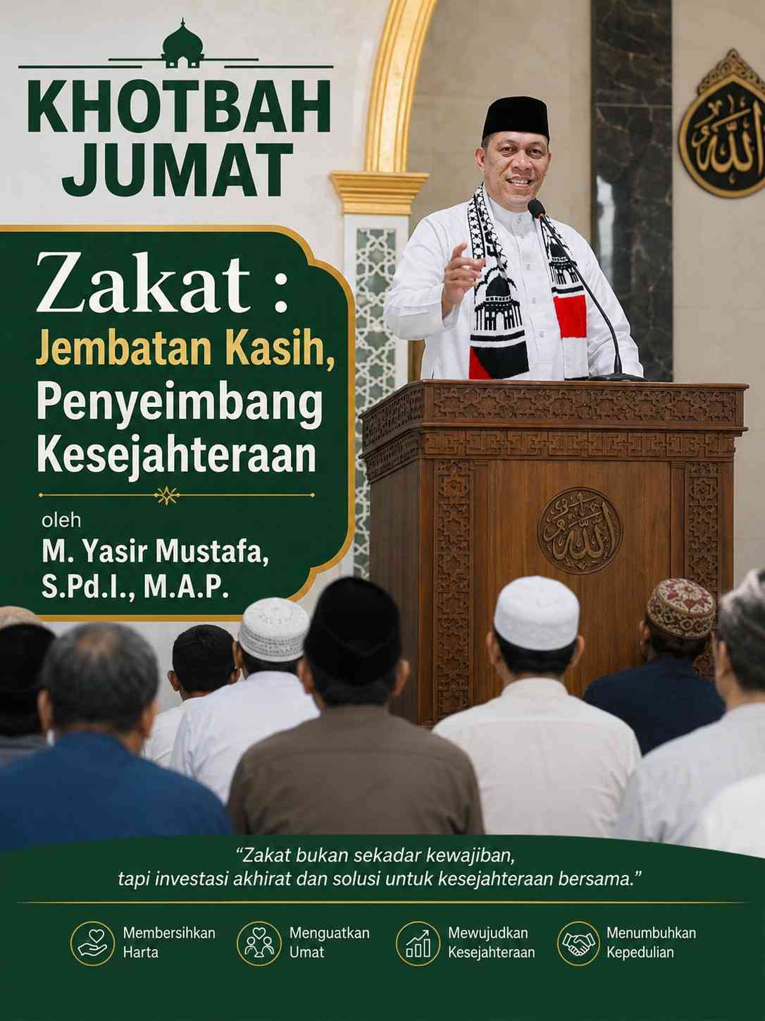 Zakat : Jembatan Kasih, Penyeimbang Kesejahteraan