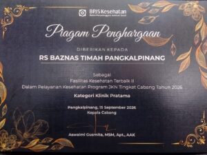 RS BAZNAS TIMAH RAIH PENGHARGAAN SEVA PARAHITA AWARD