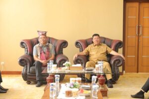 Penuh Kehangatan dan Nuansa Adat, Gubernur Hidayat Arsani Sambut Kapolda Babel di Bumi Serumpun Sebalai